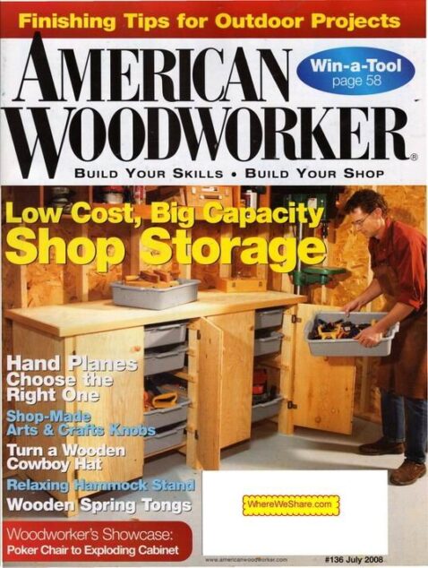 American Woodworker — July 2008 #136