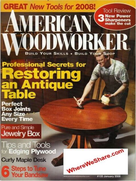 American Woodworker — January 2008 #133