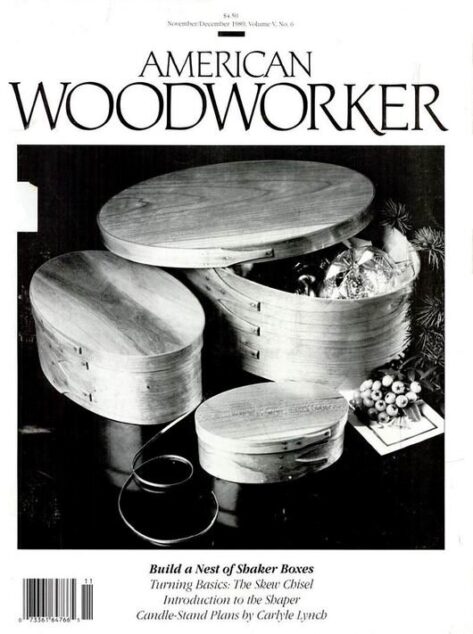 American Woodworker — November-December 1989 #6