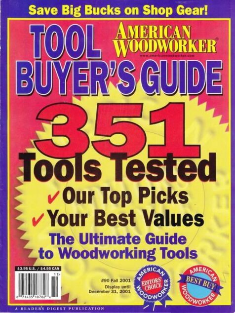 American Woodworker — Tool Buyers Guide — December 2001