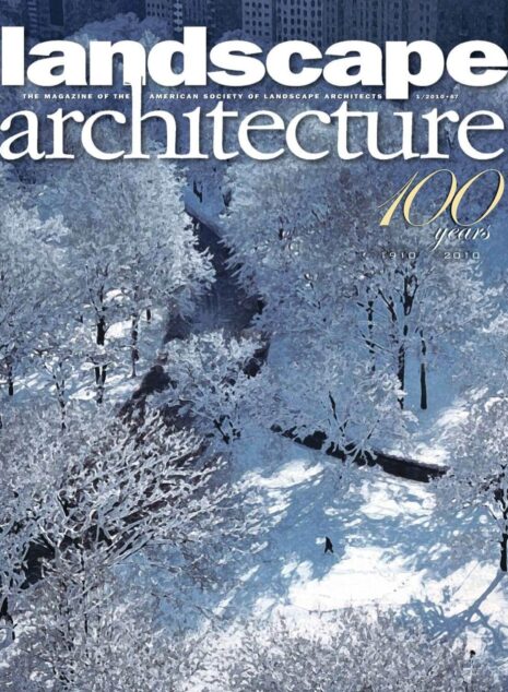 Landscape Architecture — January 2010 #1