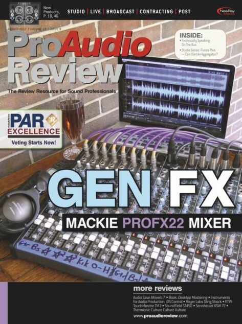 Pro Audio Review – August 2012