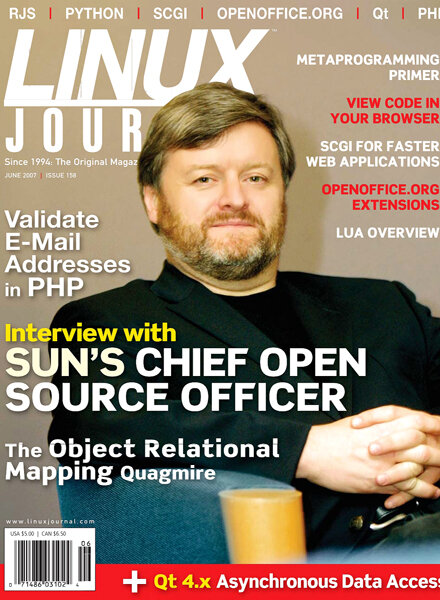 Linux Journal — June 2007 #158