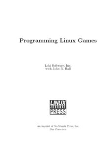 Linux Journal – Programming Linux Games