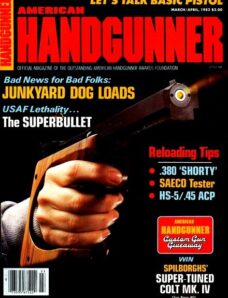 American Handgunner — March-April 1982