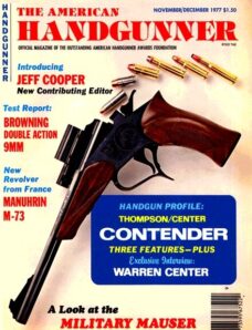 American Handgunner — November-December 1977