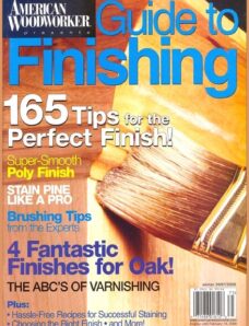 American Woodworker (165 tips for the perfect finish) — Winter 2007-2008
