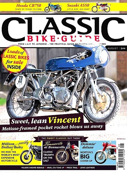 Classic Bike Guide (UK) — August 2011