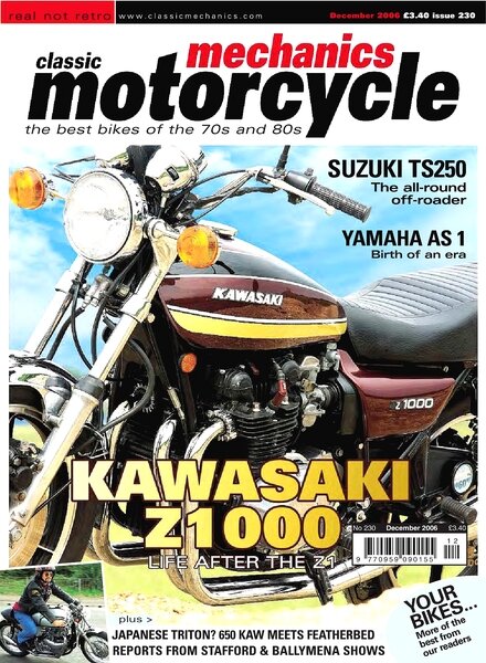 Classic Motorcycle Mechanics – December 2006 #230