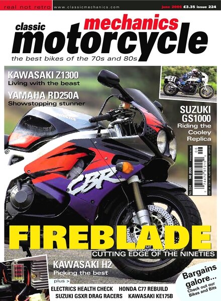 Classic Motorcycle Mechanics — June 2006 #224