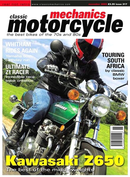 Classic Motorcycle Mechanics – November 2005 #217