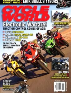 Cycle World — August 2011