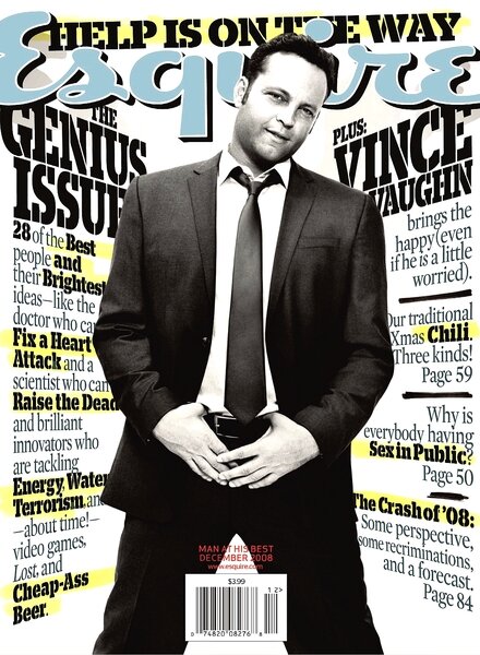 Esquire (USA) — December 2008