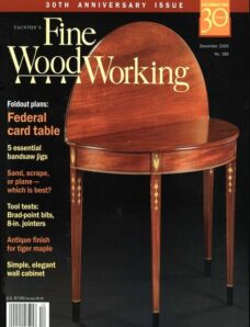 Fine Woodworking – December 2005 #180
