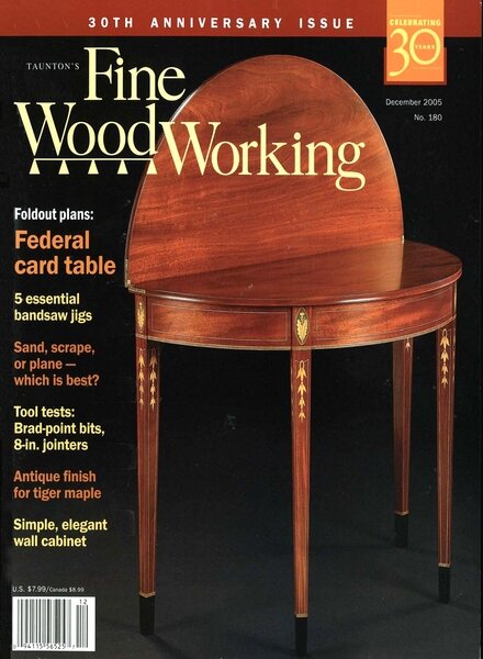 Fine Woodworking — December 2005 #180
