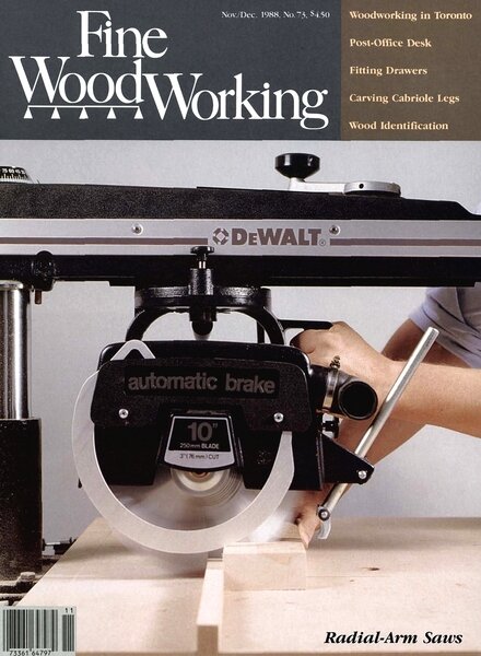 Fine Woodworking – November-December 1988 #73