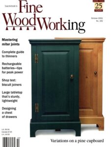 Fine Woodworking — October 2001 #151