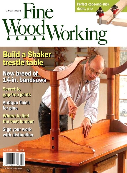 Fine Woodworking — October 2007 #193