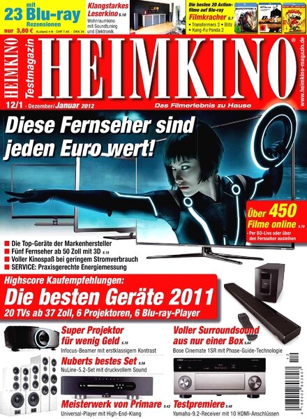 Heimkino (Germany) — December 2011-January 2012