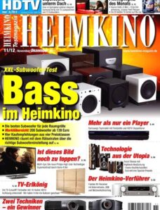 Heimkino (Germany) – November-December 2011