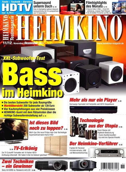 Heimkino (Germany) — November-December 2011
