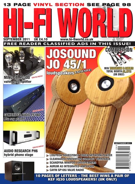 Hi-Fi World (UK) – September 2011