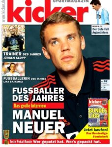 Kicker Sportmagazin (Germany) — 1 August 2011 #62