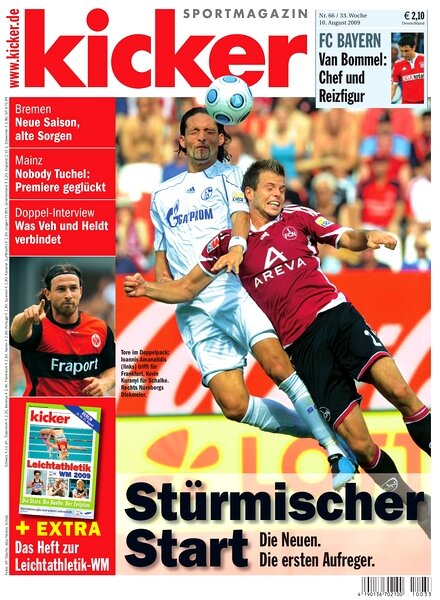 Kicker Sportmagazin (Germany) — 10 August 2009 #66