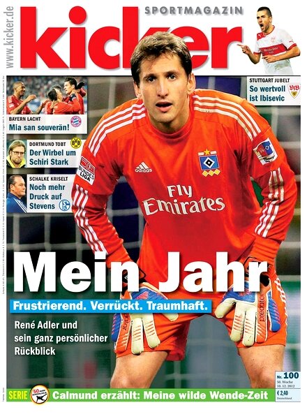 Kicker Sportmagazin (Germany) – 10 December 2012 #100
