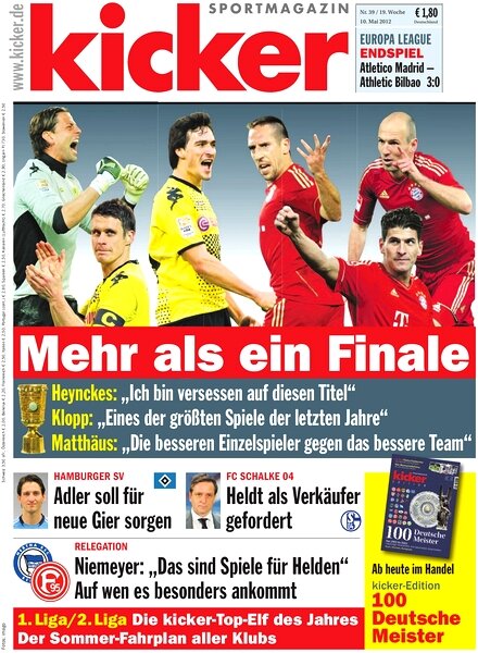 Kicker Sportmagazin (Germany) — 10 May 2012 #39
