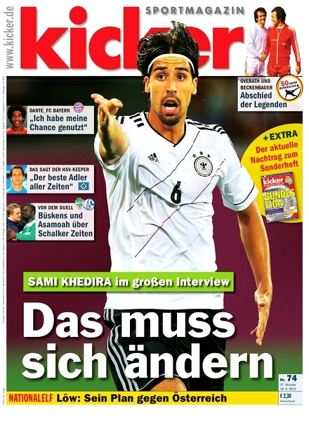 Kicker Sportmagazin (Germany) — 10 September 2012 #74