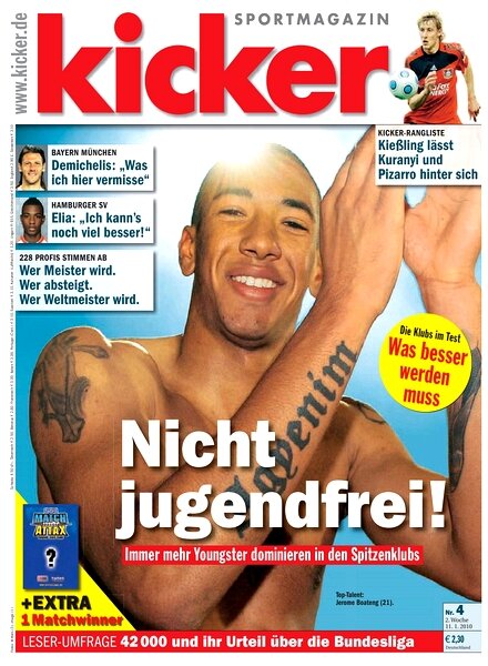 Kicker Sportmagazin (Germany) – 11 January 2010 #4