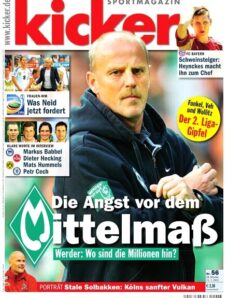 Kicker Sportmagazin (Germany) – 11 July 2011 #56