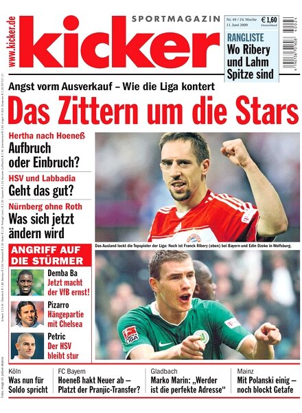 Kicker Sportmagazin (Germany) – 11 June 2009 #49