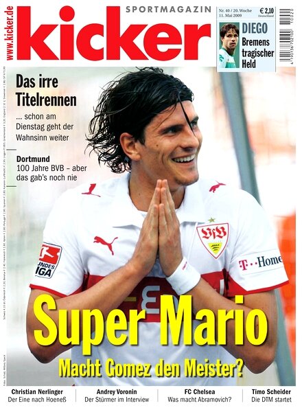 Kicker Sportmagazin (Germany) — 11 May 2009 #40