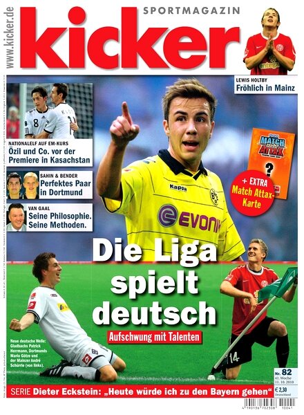 Kicker Sportmagazin (Germany) — 11 October 2010 #82