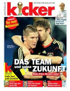 Kicker Sportmagazin (Germany) – 12 July 2010 #56