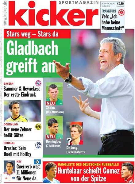 Kicker Sportmagazin (Germany) — 12 July 2012 #57