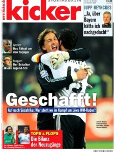 Kicker Sportmagazin (Germany) — 12 October 2009 #84