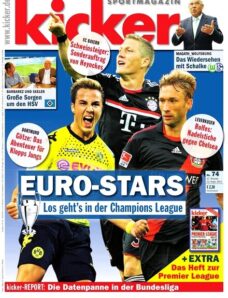 Kicker Sportmagazin (Germany) — 12 September 2011 #74