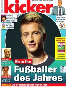 Kicker Sportmagazin (Germany) — 13 August 2012 #66