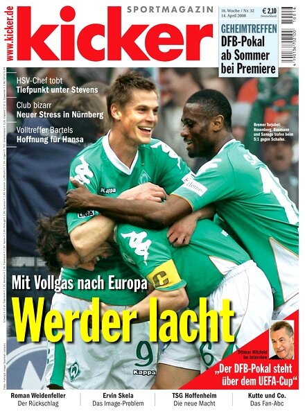 Kicker Sportmagazin (Germany) — 14 April 2008 #32