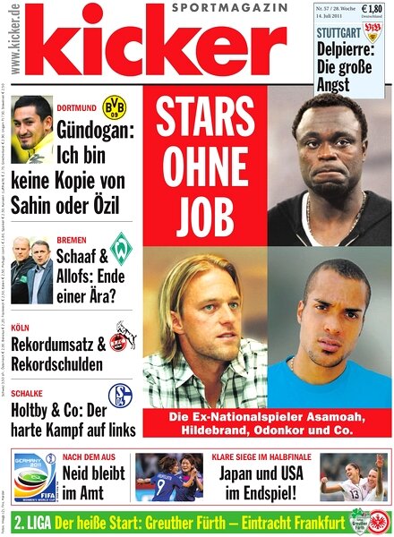 Kicker Sportmagazin (Germany) — 14 July 2011 #57
