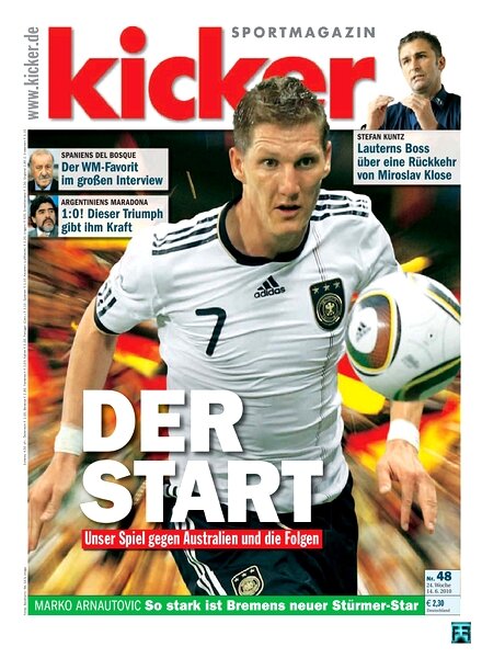 Kicker Sportmagazin (Germany) – 14 June 2010 #48