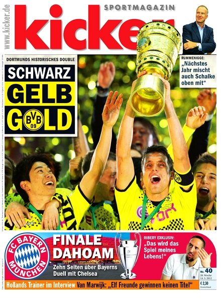 Kicker Sportmagazin (Germany) — 14 May 2012 #40