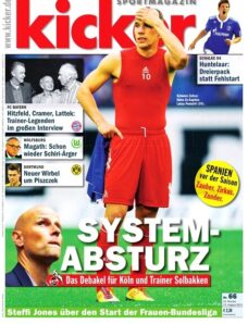 Kicker Sportmagazin (Germany) — 15 August 2011 #66