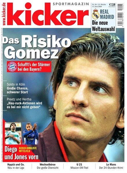 Kicker Sportmagazin (Germany) – 15 June 2009 #50
