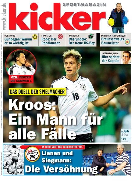 Kicker Sportmagazin (Germany) — 15 October 2012 #84