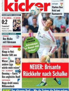 Kicker Sportmagazin (Germany) — 15 September 2011 #75
