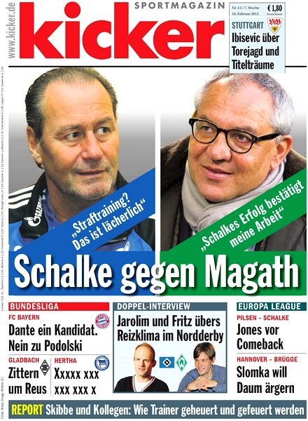 Kicker Sportmagazin (Germany) — 16 February 2012 #15